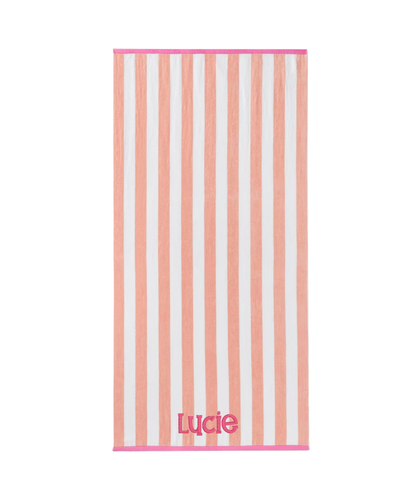 Reversible Striped Beach Towel