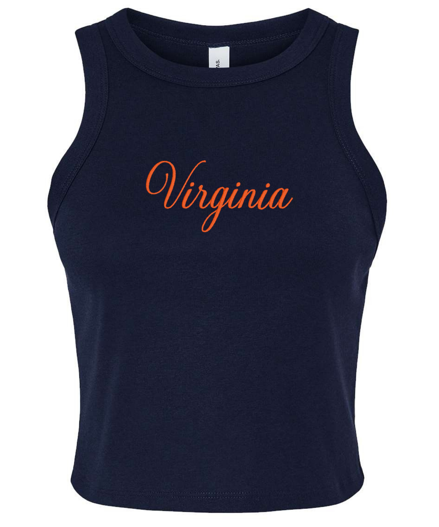 Custom Team Women's Micro Rib Racer Tank