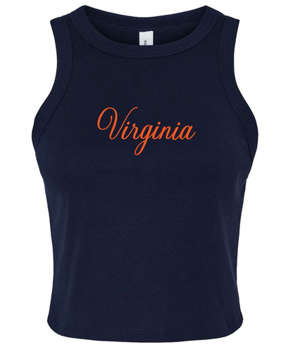 Custom Team Women's Micro Rib Racer Tank