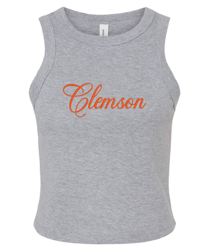 Custom Team Women's Micro Rib Racer Tank