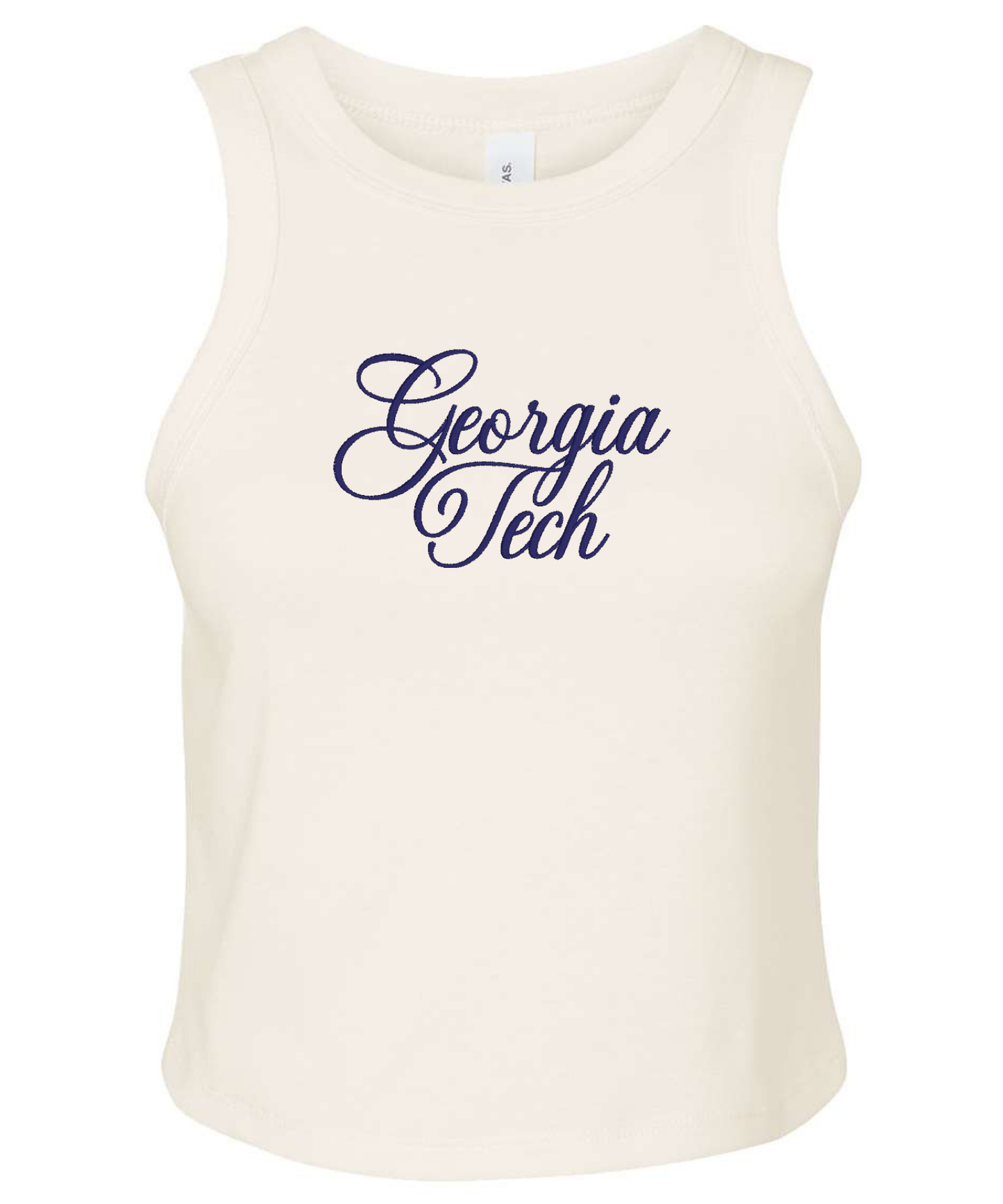 Custom Team Women's Micro Rib Racer Tank