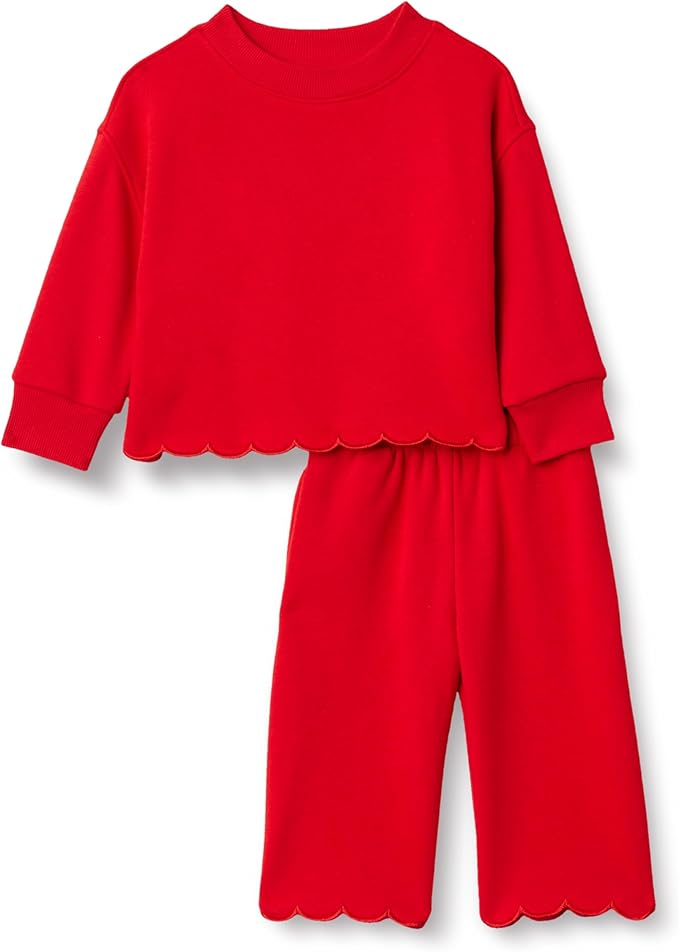Scalloped Pants Set