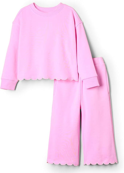 Scalloped Pants Set