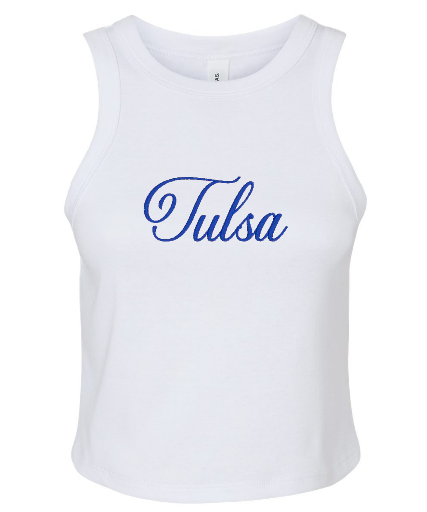 Custom Team Women's Micro Rib Racer Tank