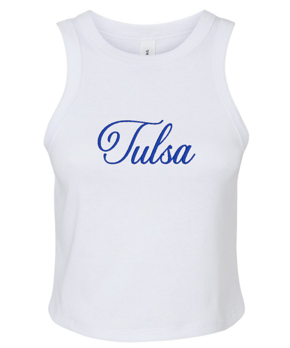 Custom Team Women's Micro Rib Racer Tank