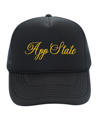 Custom Team Script Trucker Hat