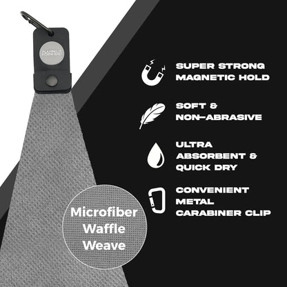 Magnetic Microfiber Golf Towel