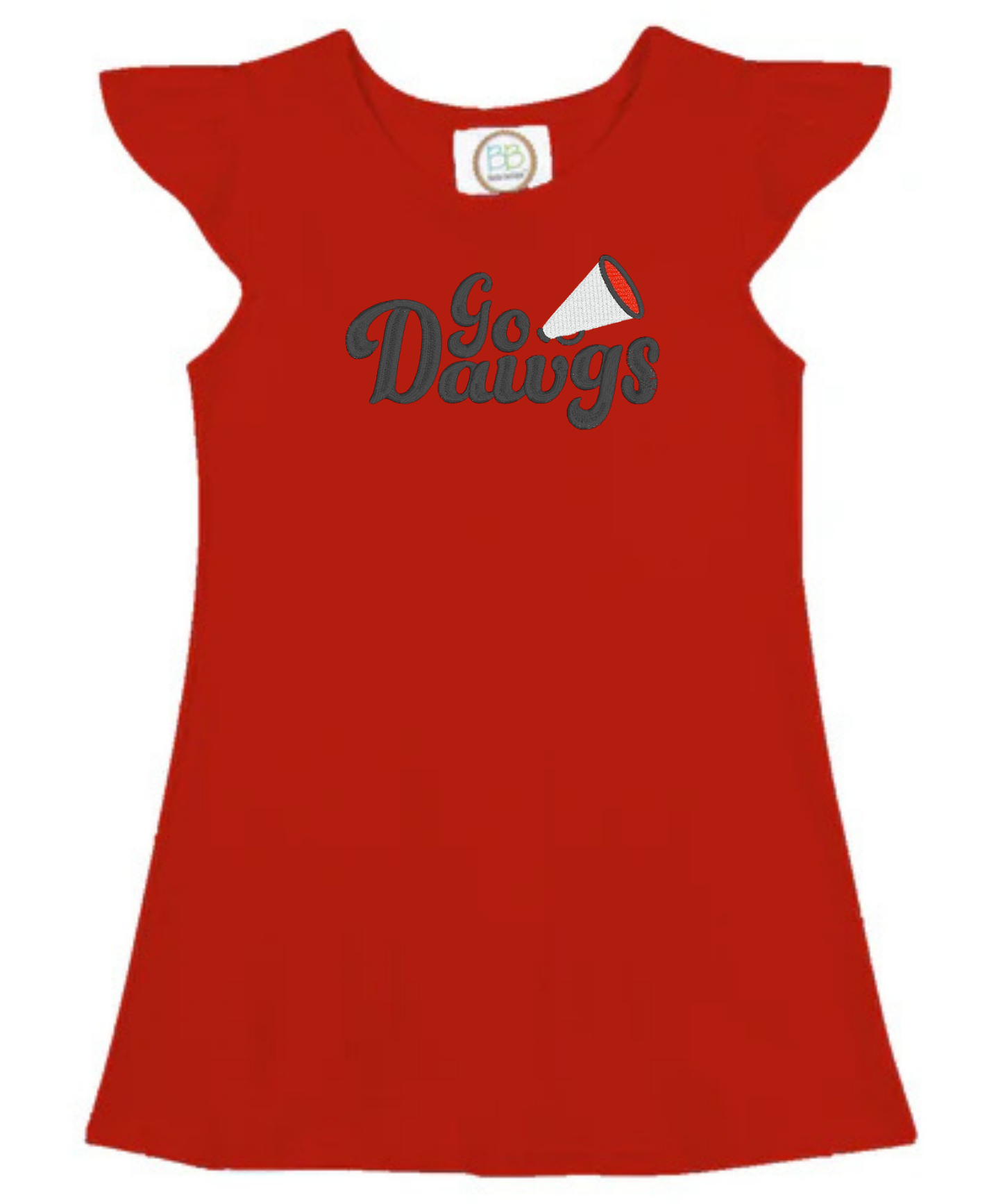 Custom Team Retro Flutter Sleeve Dress