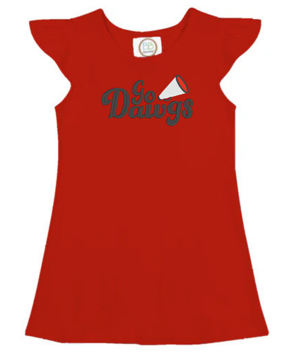 Custom Team Retro Flutter Sleeve Dress