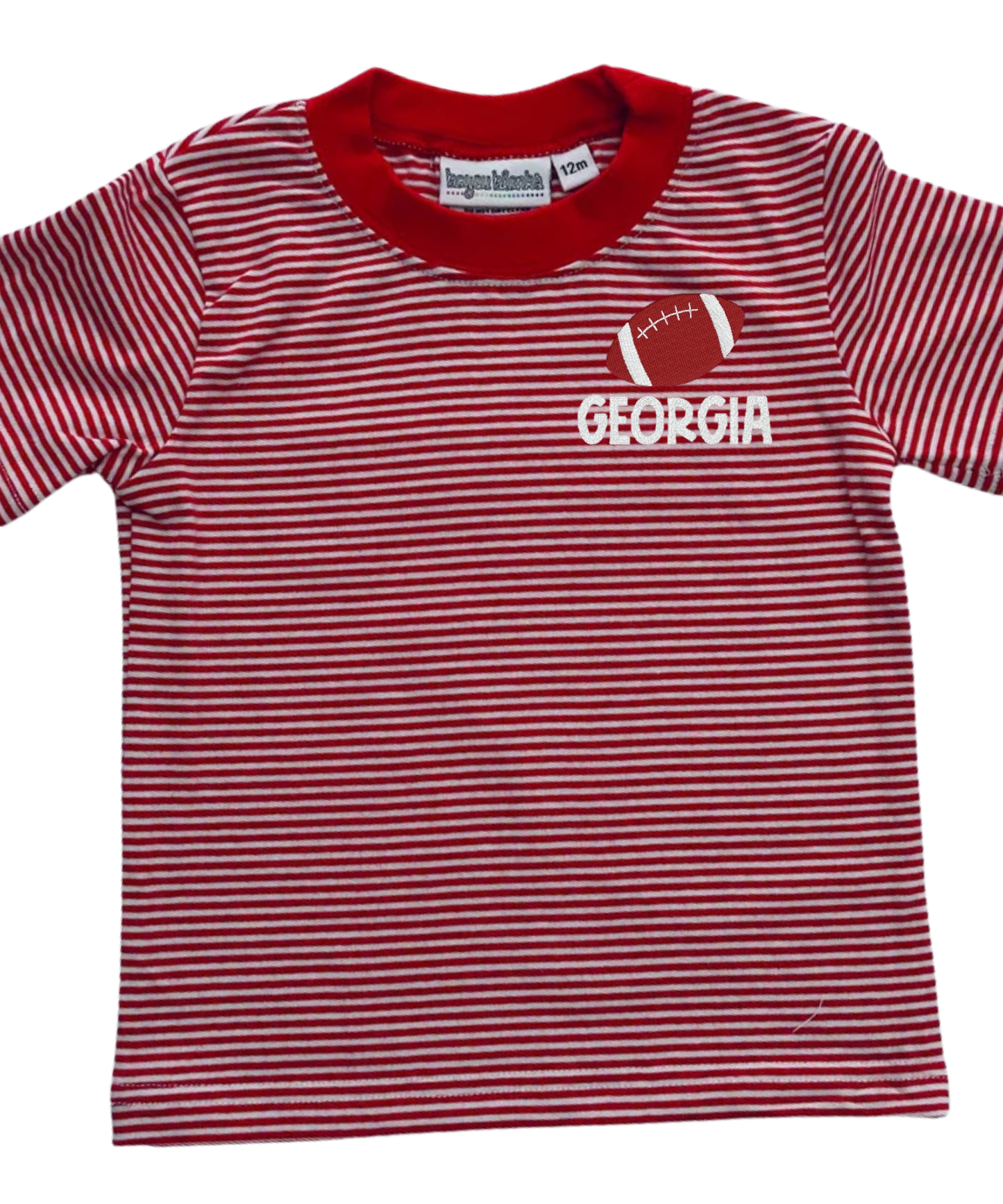 Custom Team Football Striped Shirt