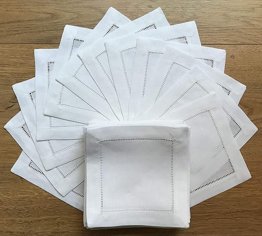 White Cocktail Napkins