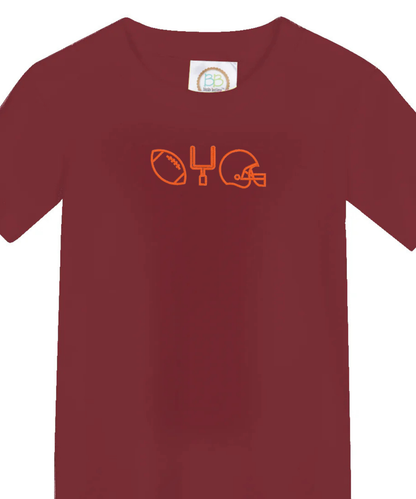 Custom Colors Football Tshirt