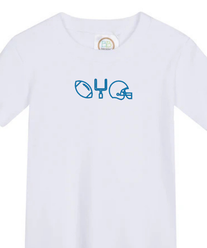 Custom Colors Football Tshirt