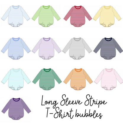 Striped Long Sleeve Bubble