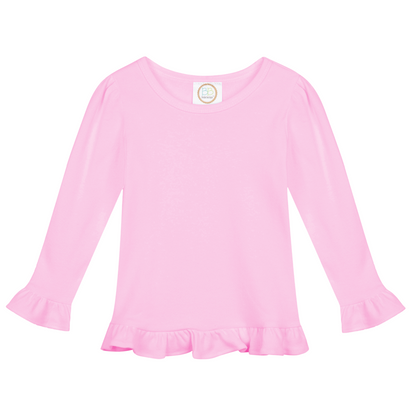 Long Sleeve Ruffle Tshirt
