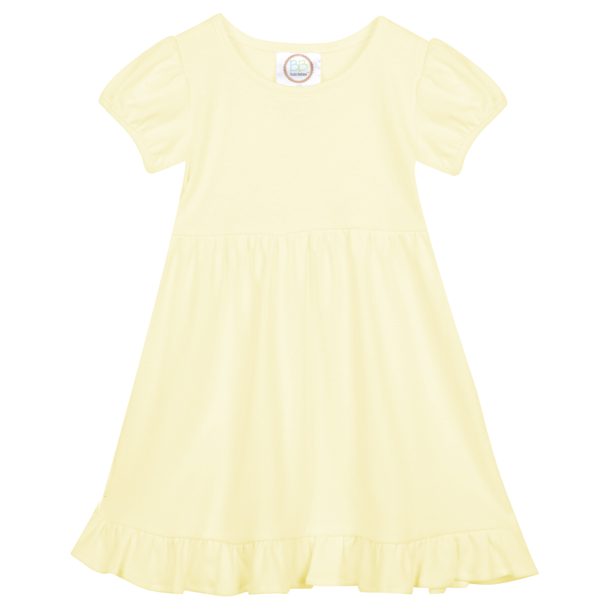 Short Sleeve Ruffle Dress