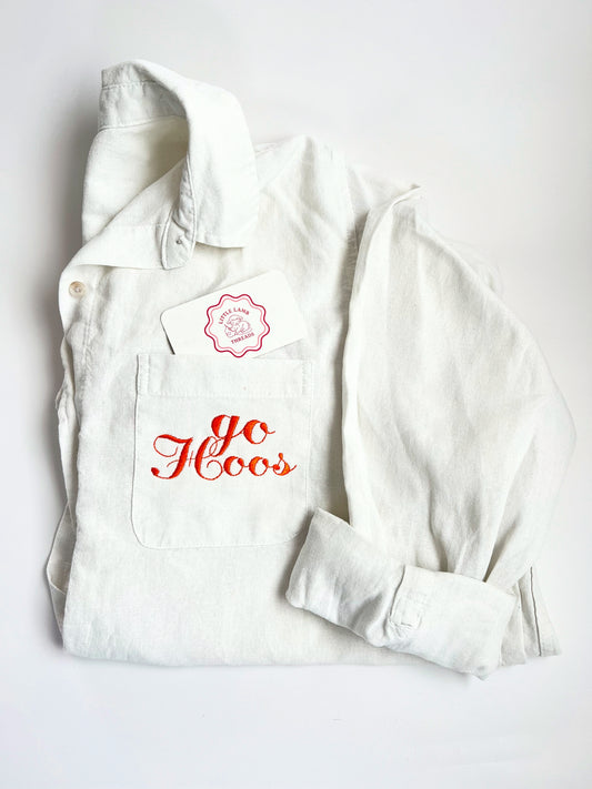 Linen Button Down