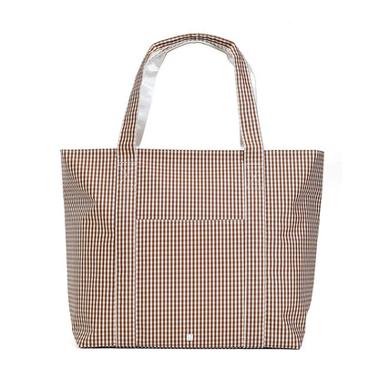JUMBO TOTE - GINGHAM COCO