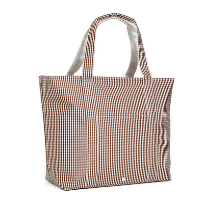 JUMBO TOTE - GINGHAM COCO