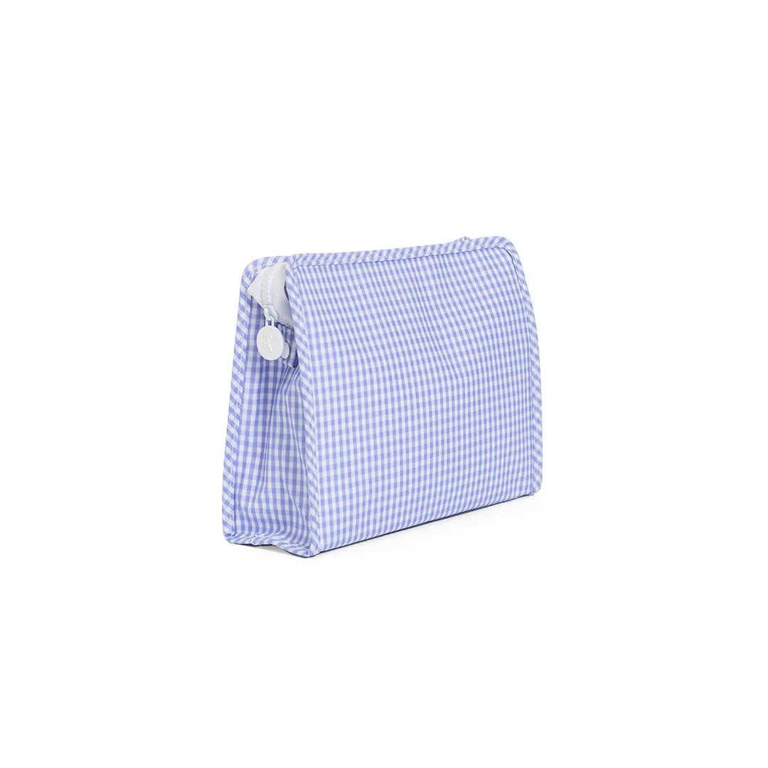 ROADIE Zip Pouch - GINGHAM SKY