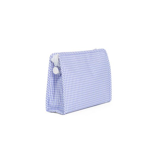 ROADIE Zip Pouch - GINGHAM SKY