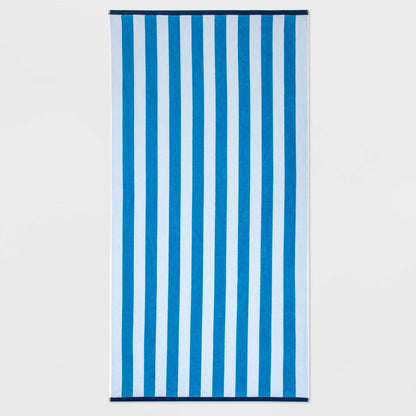 Reversible Striped Beach Towel