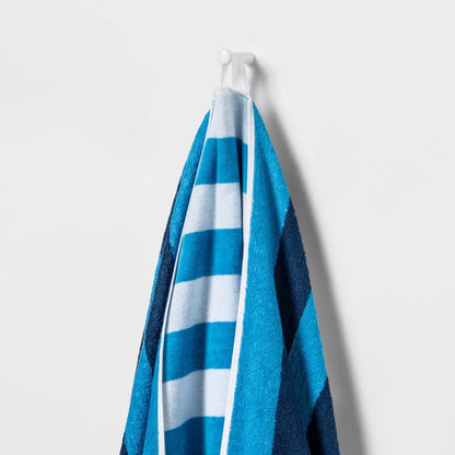 Reversible Striped Beach Towel