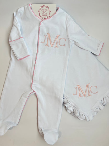 Ruffle Infant Blanket