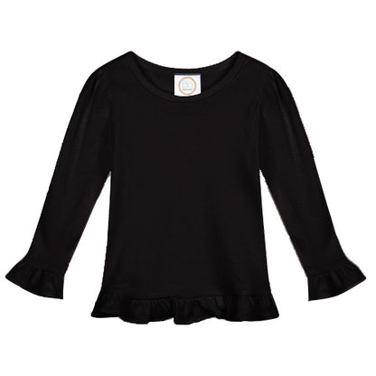 Long Sleeve Ruffle Tshirt