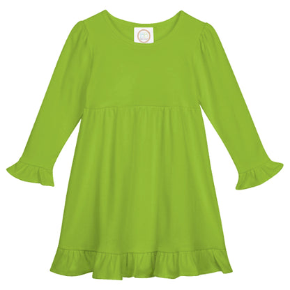 Long Sleeve Ruffle Dress
