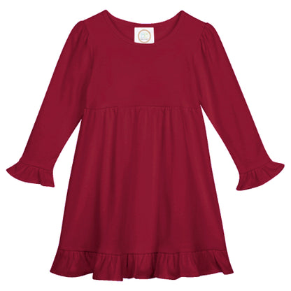 Long Sleeve Ruffle Dress