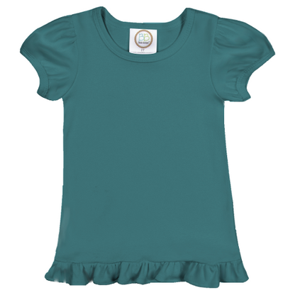 Puff Sleeve Ruffle Shirt