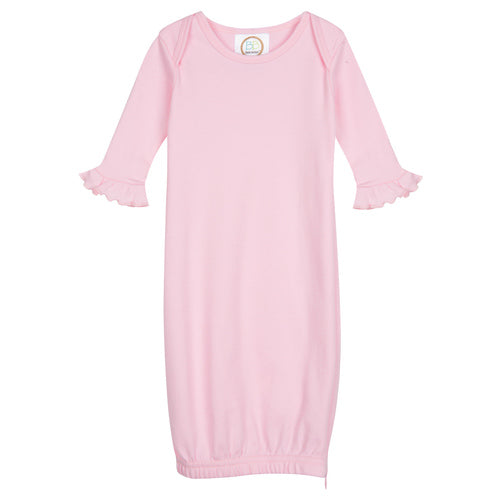 Long Sleeve Ruffle Gown with Hidden Zipper