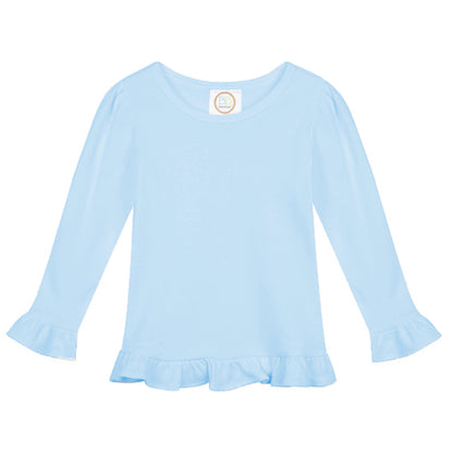 Long Sleeve Ruffle Tshirt