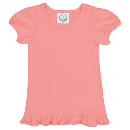 Puff Sleeve Ruffle Shirt