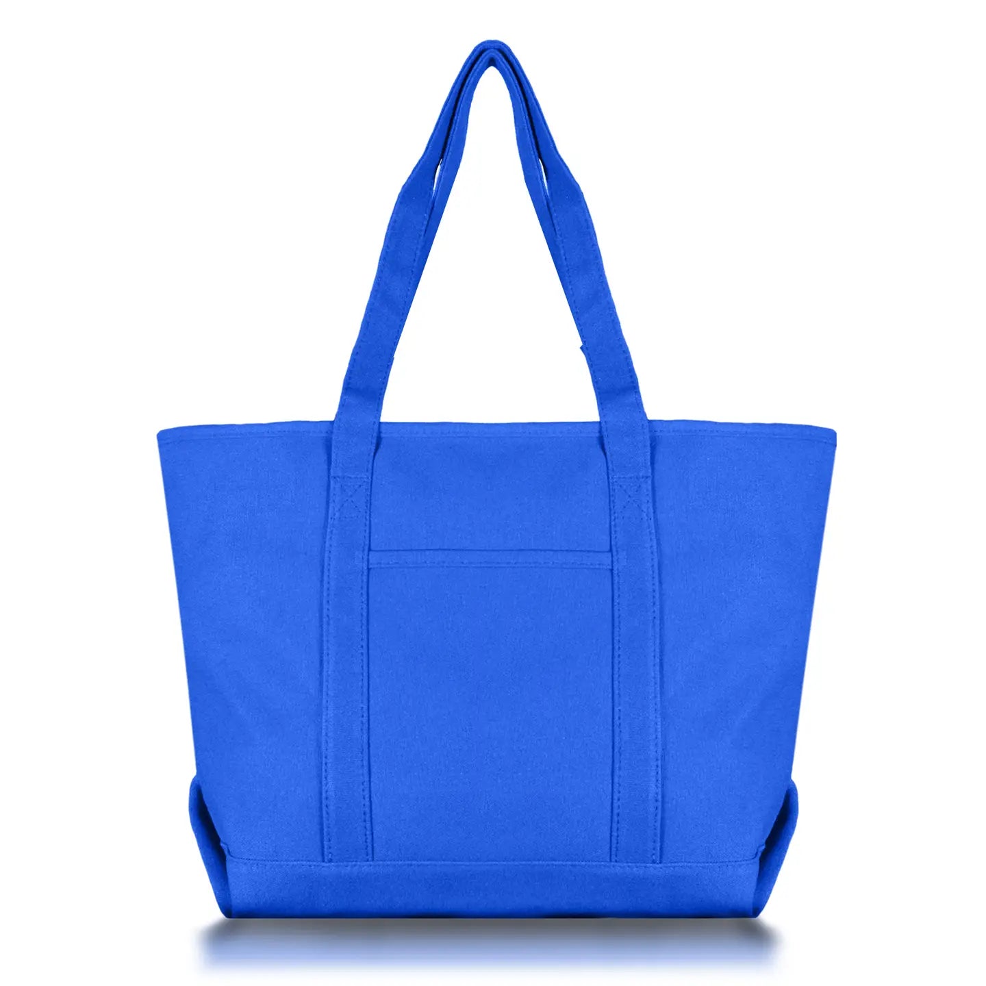 Solid Color Zippered Tote