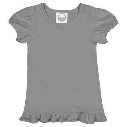 Puff Sleeve Ruffle Shirt