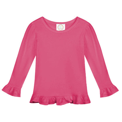 Long Sleeve Ruffle Tshirt