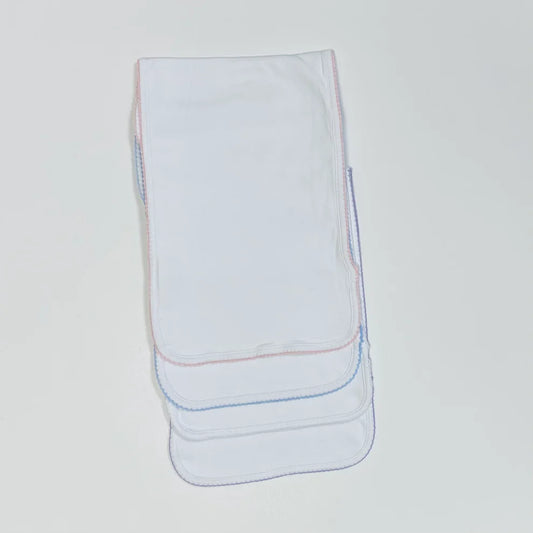 Picot Trimmed Burp Cloth