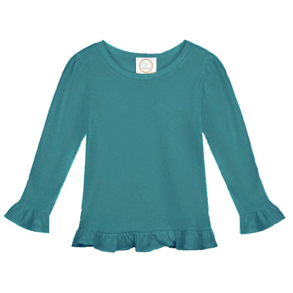 Long Sleeve Ruffle Tshirt