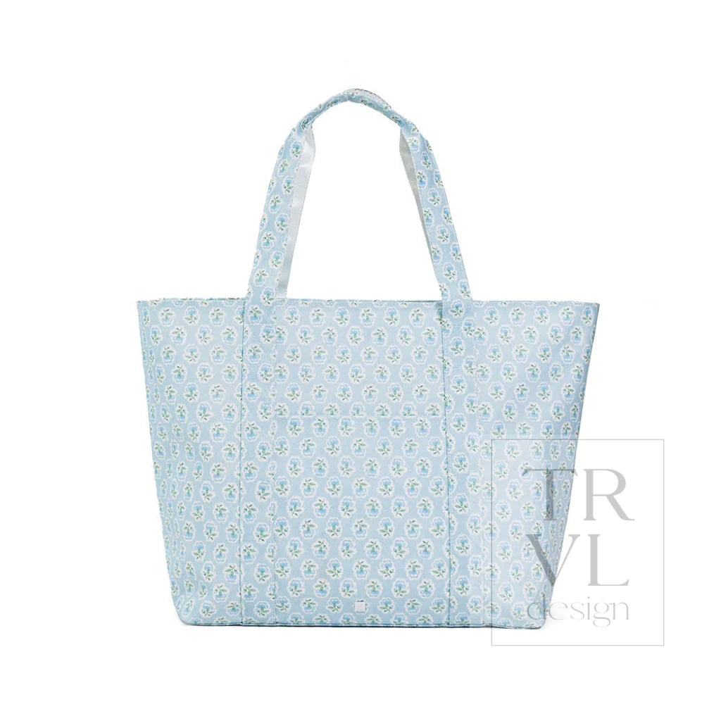 JUMBO TOTE - PETITE FLEUR BLUE