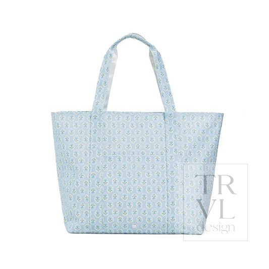 JUMBO TOTE - PETITE FLEUR BLUE