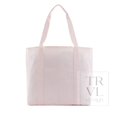 JUMBO TOTE - PIMLICO STRIPE PINK