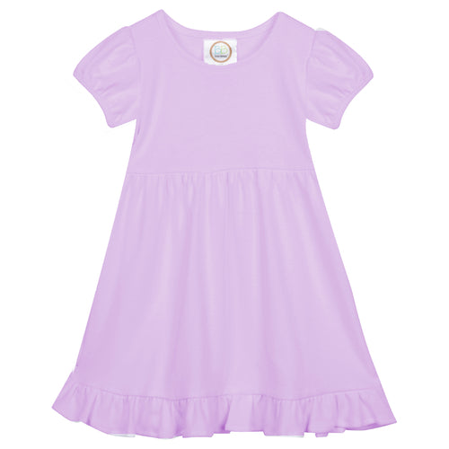 Short Sleeve Ruffle Dress
