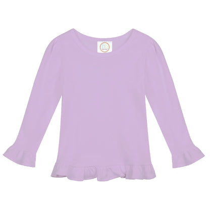 Long Sleeve Ruffle Tshirt