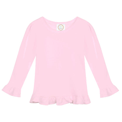 Long Sleeve Ruffle Tshirt