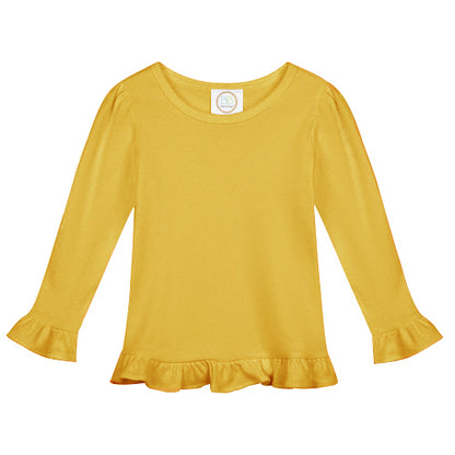 Long Sleeve Ruffle Tshirt
