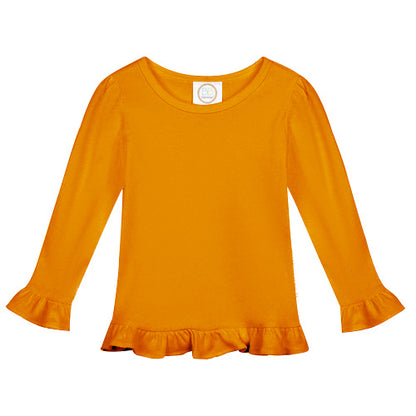 Long Sleeve Ruffle Tshirt