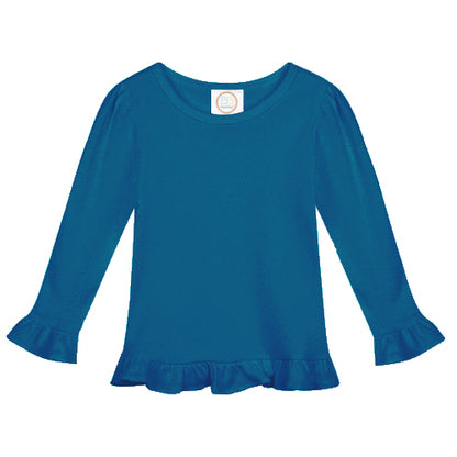 Long Sleeve Ruffle Tshirt