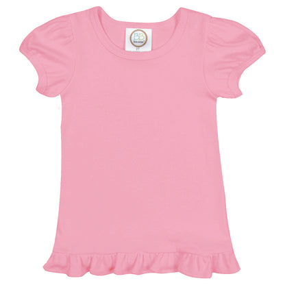 Puff Sleeve Ruffle Shirt